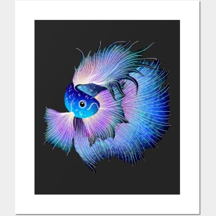 Badass Beta Fish Posters and Art